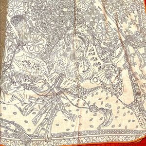 Hermès Cavalier Cashmere shawl